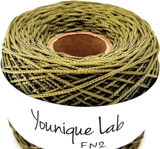 Quokka Younique Lab Macrame Poliester Verde Haki 180gr