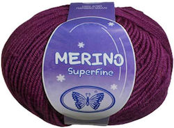 Πεταλούδα Merino Superfine Μωβ Πεταλούδα Merino Superfine Μωβ