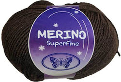 Petalouda Merino Superfine Din Lână Maro 50gr