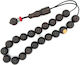 Kompologadiko Ebony Worry Beads with Tassel with 21 Beads Black