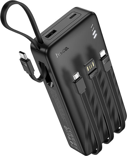 Hoco J146A Power Bank 20000mAh με Θύρα USB-A και Θύρα USB-C Μαύρο
