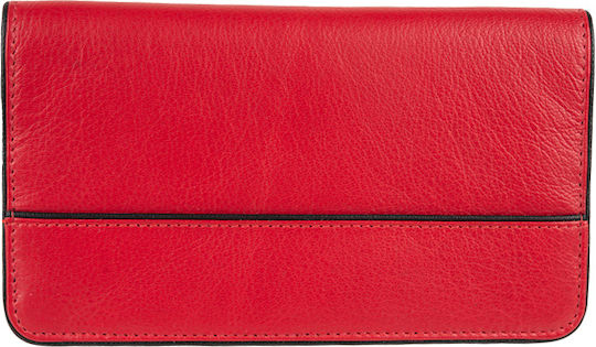 Large Size Tobacco Pouch Genuine Leather Top Quality Fetiche Red Gn 3-364