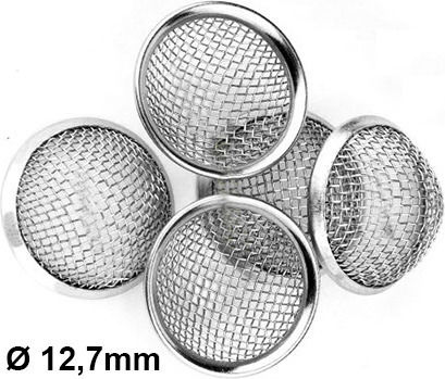 Σίτες Pipe Screens Μεταλλικό Στεφάνι 12,7mm 5τμχ