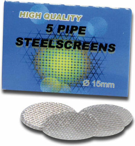Σίτες Pipe Screens Μεταλλικό Στεφάνι 15mm 5τμχ