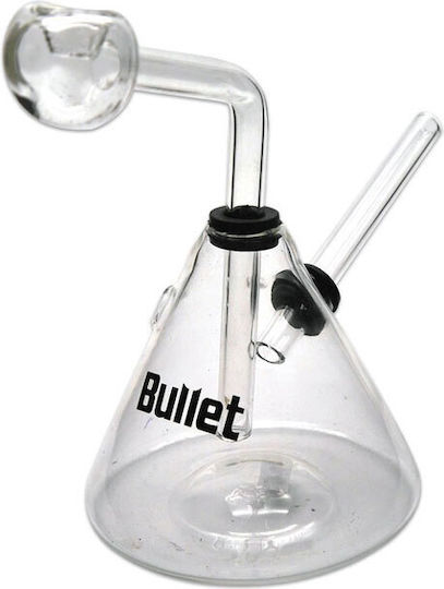 Glasöl-Bong Handgefertigt Kegelförmig Mini 13cm