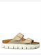 Arizona Women's Flat Sandals in Beige Color Narrow Fit