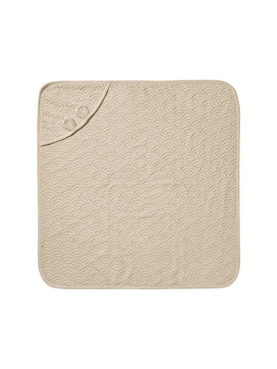 Cam Cam Copenhagen Baby-Badetuch Beige 80 cmx80cm Cam Cam Copenhagen Baby-Badetuch Beige 80 cmx80cm