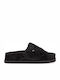 Women's Flat Sandals in Black Color