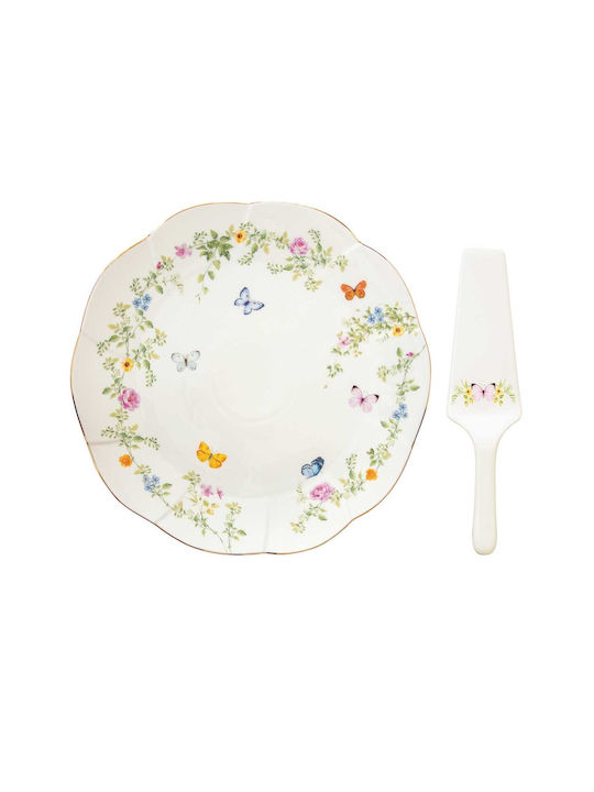 Easy-Life Kuchenständer Porzellan Mehrfarbig 36x14.5cm