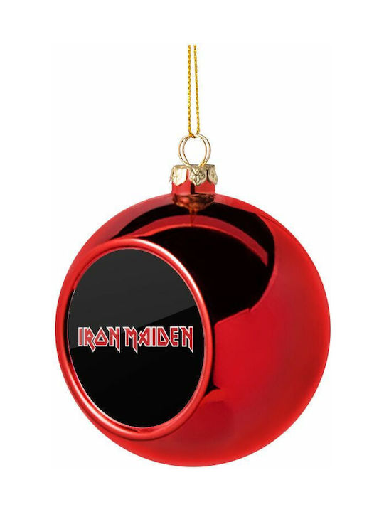 Iron Maiden Μπάλα Πλαστική Κόκκινη 8cm