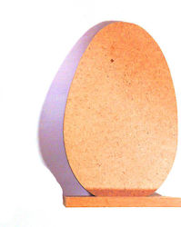MDF Dekorativer Eierständer 130x82mm