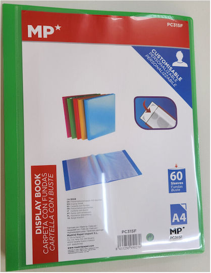 Flexible Mappe Mp Transparent 60 Taschen Abdeckhülle Pc315f Grün