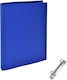 PP Folder 2 Rings 23x32x2.3cm 02 Blue