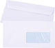 Mailing Envelope Mp 11 x 22cm Self-Adhesive Right Window Ps023v