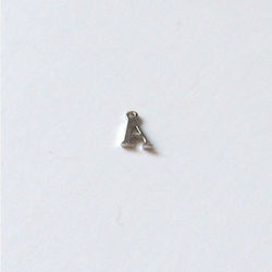 Metallisches Silber Monogramm Set/25 Alpha Metallisches Silber Monogramm Set/25 Alpha