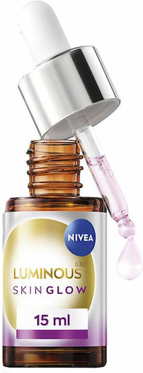 Nivea Luminous 630º Skin Glow Serum Προσώπου για Λάμψη 15ml