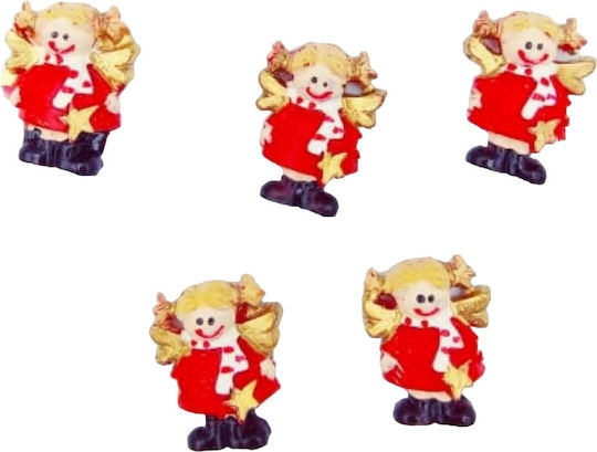 Clay Craft Angels Set of 9 Pieces 2 cm