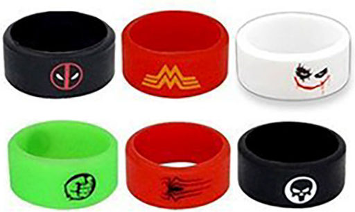 Decorative Protective Silicone Rings Vape Band Comics 1τμχ Punisher