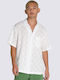 Short-sleeved Cotton Shirt Ecru
