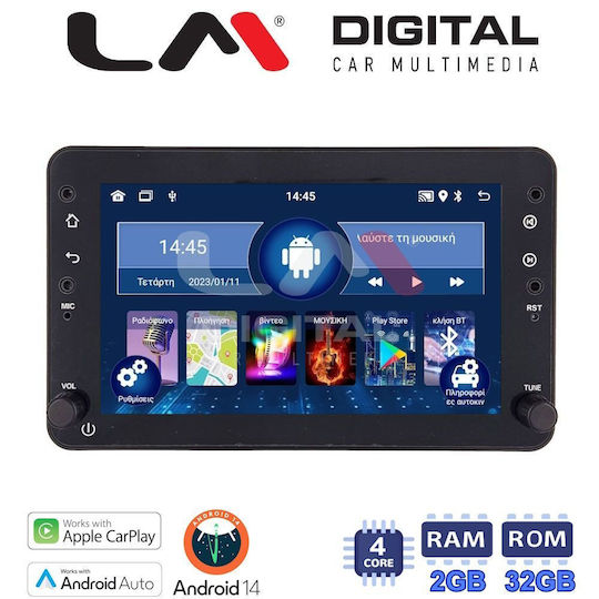 LM Digital Car Audio System for Alfa Romeo Brera 2004>2012 Bluetooth USB Wi-Fi GPS Apple CarPlay Android Auto