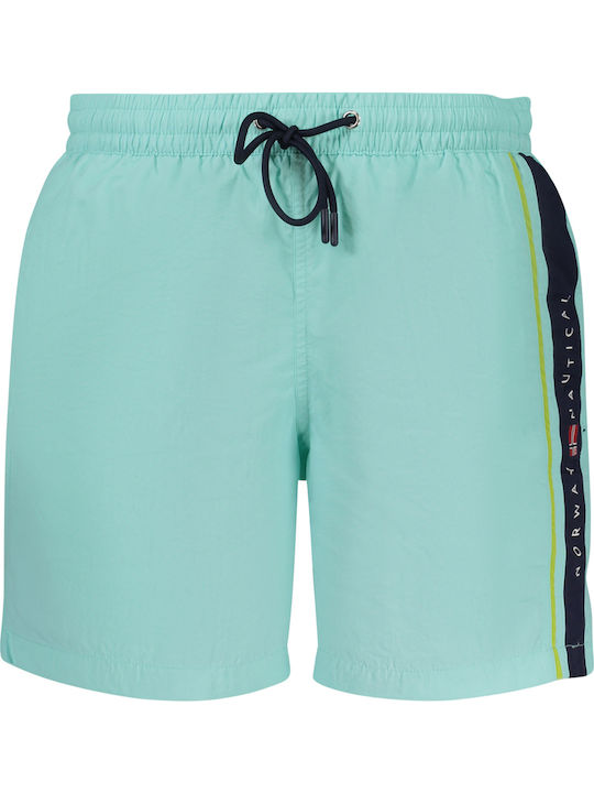Herren Badebekleidung Shorts Sky Blue mit Mustern
