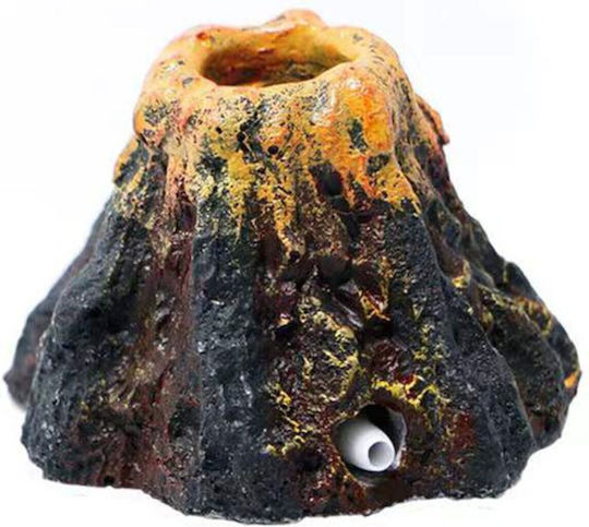 Aquarium Decoration Volcano Connects to Air Pump 6.5*6.5*5cm