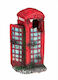 Decorațiune acvariu cabină telefonică 8cm