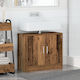 vidaXL Countertop without Sink L63xW29xH55cm Old Wood