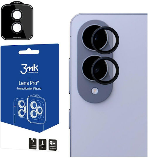 3MK Lens Protection Pro Camera Protection Tempered Glass Black for the Samsung Galaxy S25 Edge