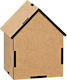 Decorative Natural Wooden House 12x10x16cm M10547f