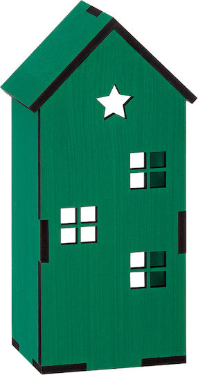 Decorative Wooden Green House 10x8x25cm M10546b-1