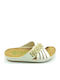 Women's Flat Sandals in White Color