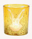 Glass Decorative Yellow Bunny 7x8x7cm 31818