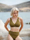 Bikini Top F Cup Khaki