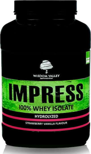 Wisdom Valley Impress 100% Whey Isolate Whey Protein with Strawberry Vanilla Taste 2kg