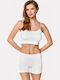 Women's Boxer Seamless White