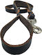 ByLeather Dog Leash/Lead Leather in Silver color