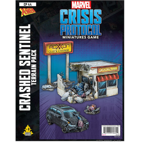 Пакет с терен Разбил се Сентинел за Marvel Crisis Protocol