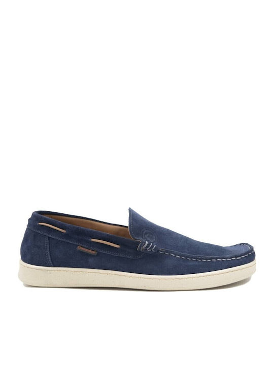 Commanchero Original Men's Leather Loafers Blue