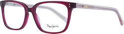 Pepe Jeans Women's Acetate Prescription Eyeglass Frame Purple PJ3474-C5