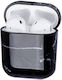 Suport cu cârlig în culoarea Negru pentru Apple AirPods 1 / AirPods 2