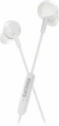Philips Tae5008wt În ureche Handsfree cu două căști cu mufă USB-C Alb