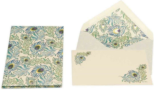 Κάρτα Ευχετήρια Kartos 7x11 Cm Μονή Peacock