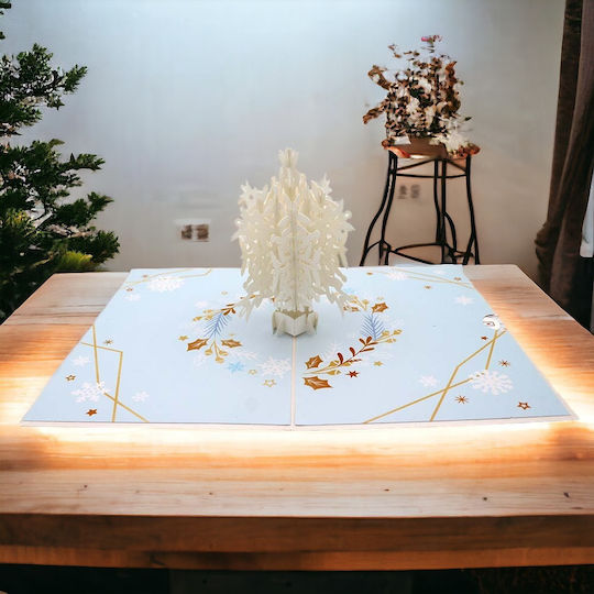 Weihnachtsgrußkarte 3D Schneeflocke 1 Stück 1epx1137