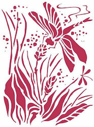 Stencil 20x15cm Stamperia Dragonfly