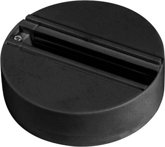 Eurolamp Ροζέτα Οροφής για Φωτιστικά Μαύρη 145-59149