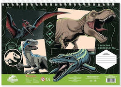 Διακάκης Μπλοκ Ζωγραφικής 40 Φύλλα Jurassic World
