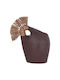 HomeMarkt Decorative Space Alica2 made of Ceramic Material 44x18x50cm 1pcs
