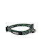 Madpet Zgardă pentru pisici, model ghepard verde, 1.0x19-32cm