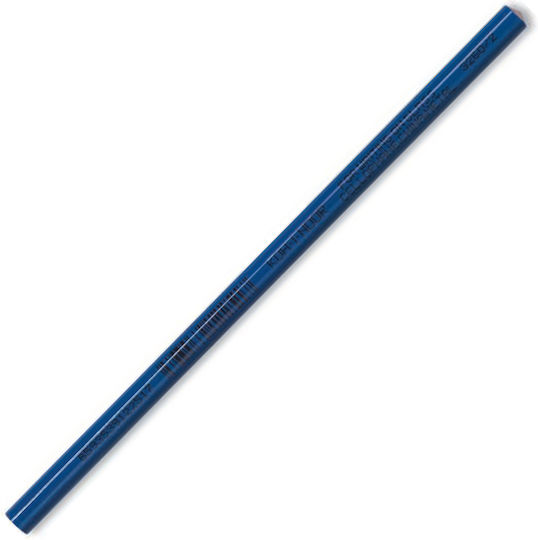 Pencil Glass Plastic Metal Blue Box of 12 Pieces